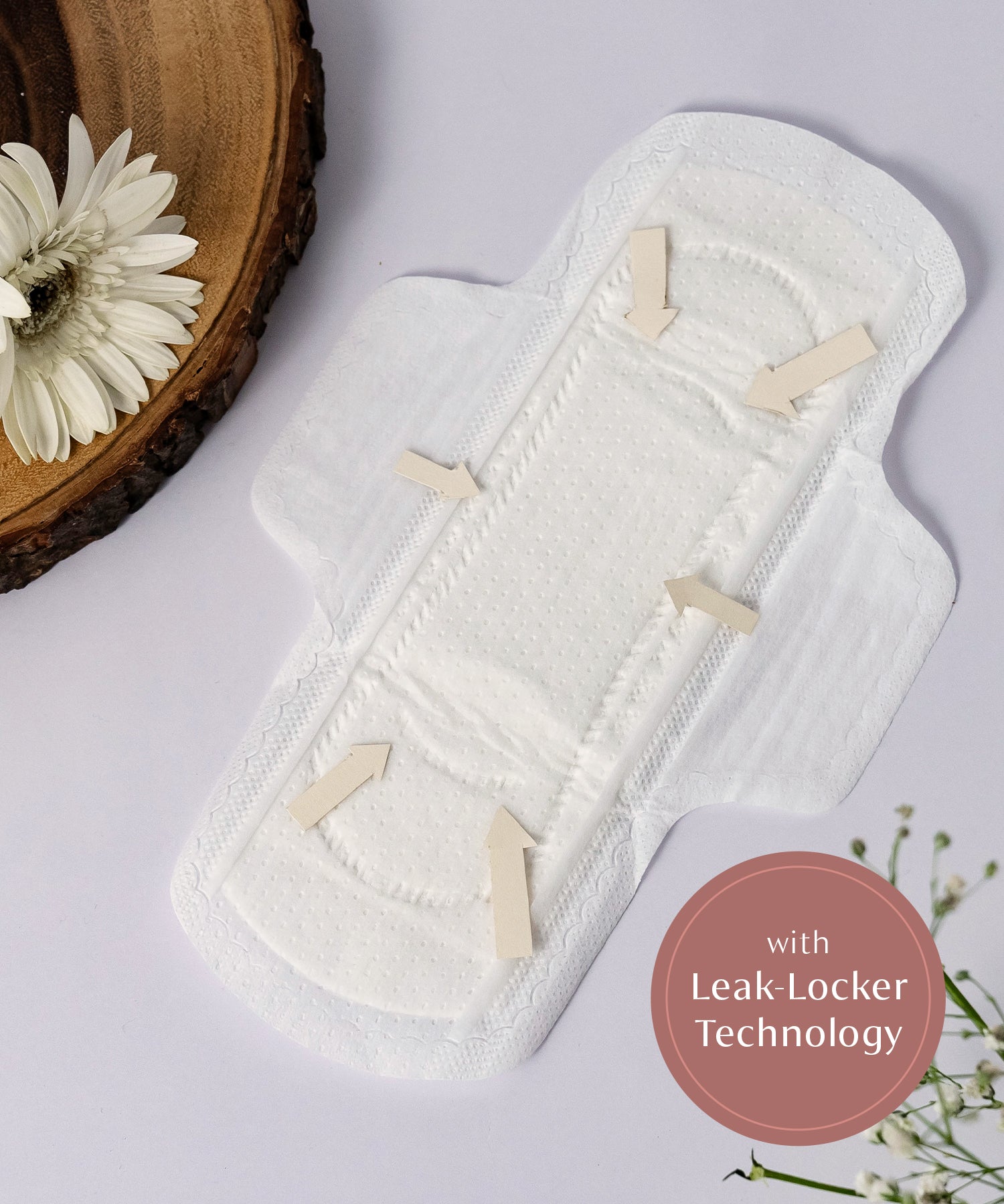 Organic Sanitary Pads - 100% Pure Cotton & Chemical-free