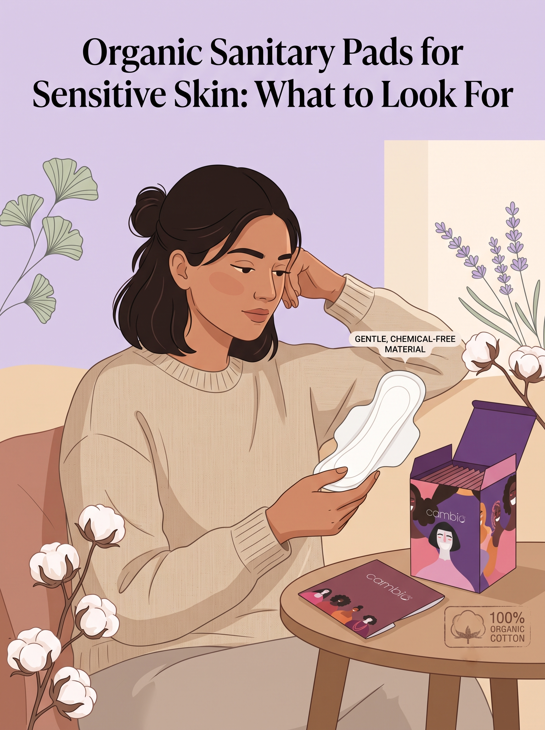 Organic Sanitary Pads for Sensitive Skin: What to Look For