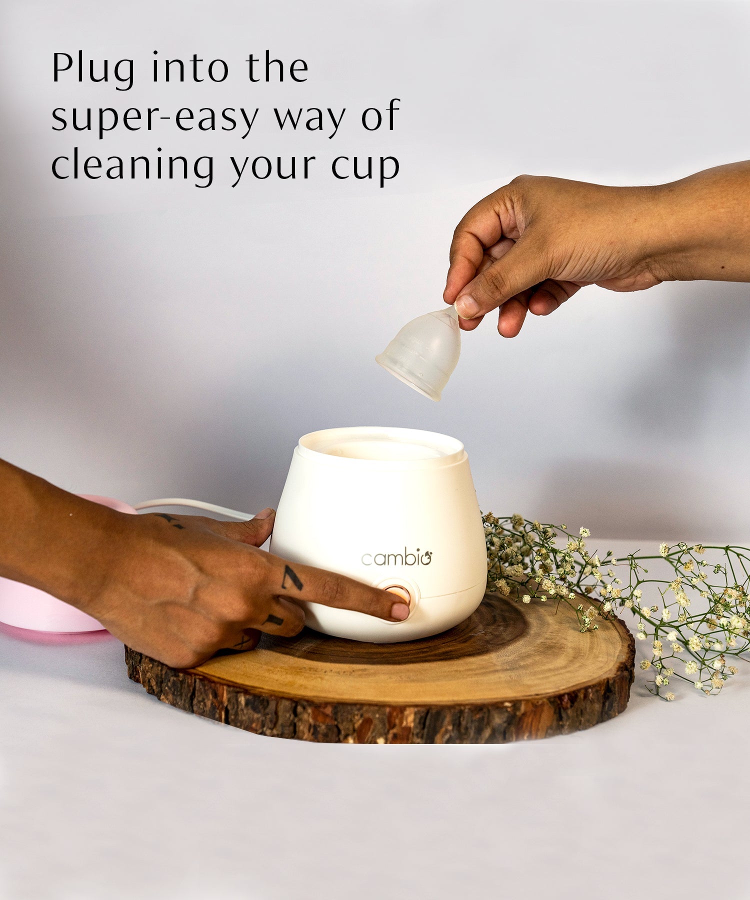 Reusable Menstrual Cup & Sterilizer Combo