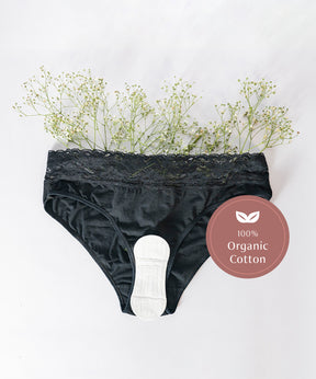 Reusable Menstrual Cup & 100% Organic Cotton Panty Liner Combo