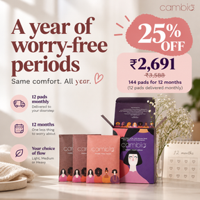 Organic Sanitary Pads — Annual Pack