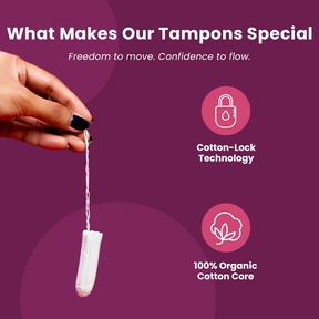100% Organic Cotton Tampon & Panty Liner Combo