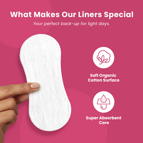 Reusable Menstrual Cup & 100% Organic Cotton Panty Liner Combo