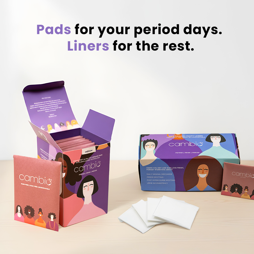 100% Organic Cotton Pad & Panty Liner Combo