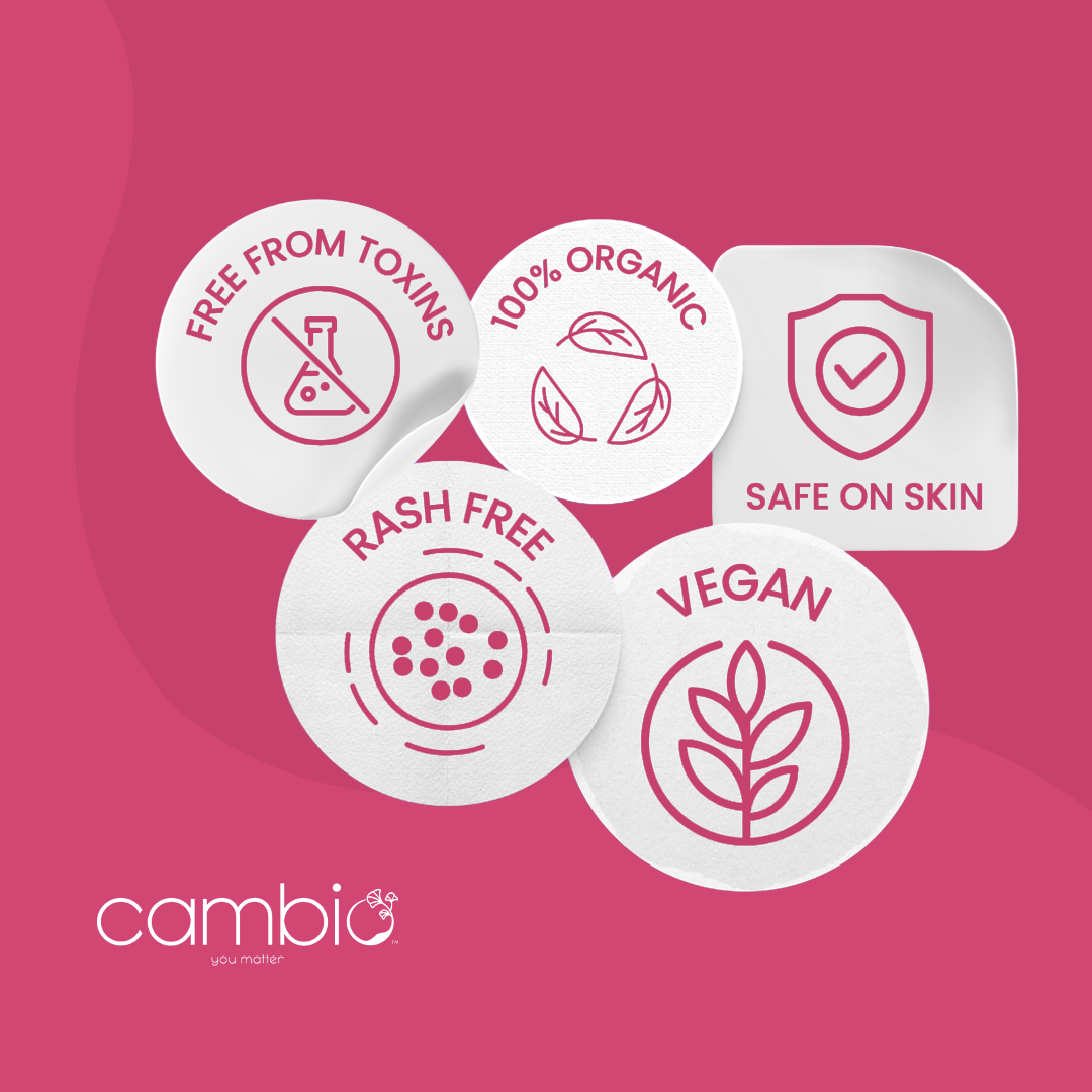Reusable Menstrual Cup & 100% Organic Cotton Panty Liner Combo