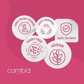Reusable Menstrual Cup & 100% Organic Cotton Panty Liner Combo