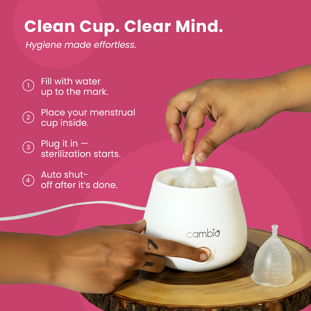 Menstrual Cup Sterilizer for Healthy and Convenient Period