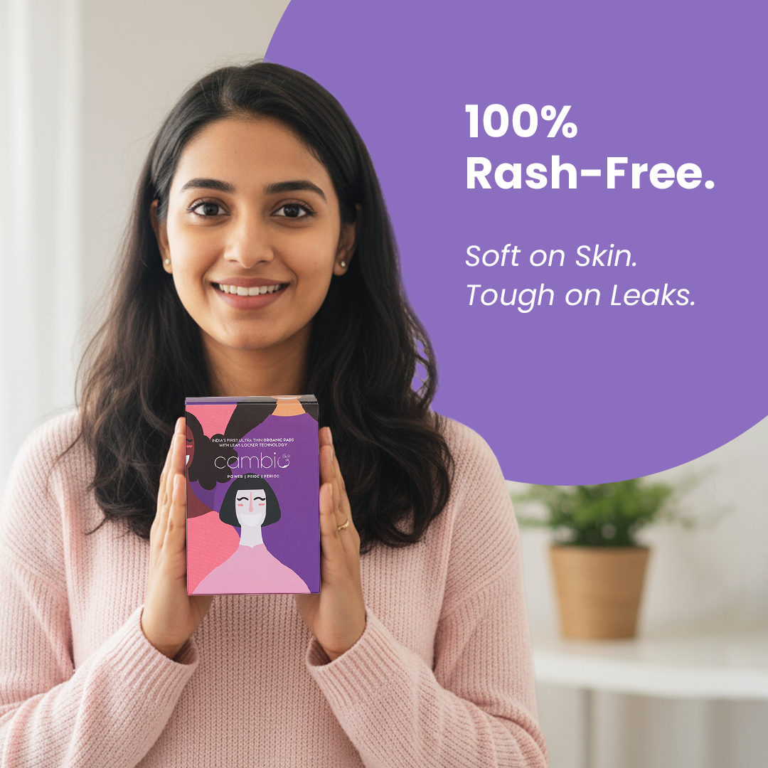 Organic Sanitary Pads - 100% Pure Cotton & Chemical-free